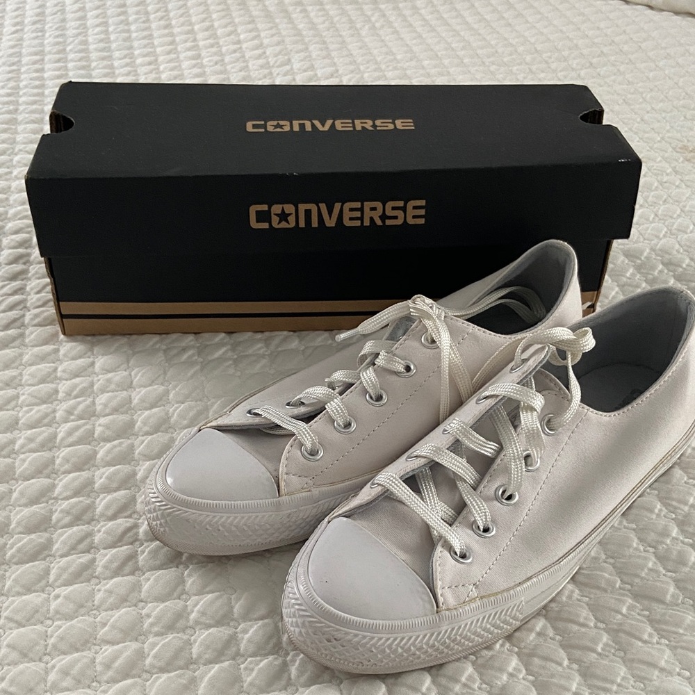 Converse Classic White Lace-Up Sneakers